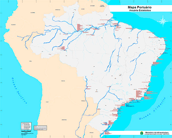 Mapa Portuário